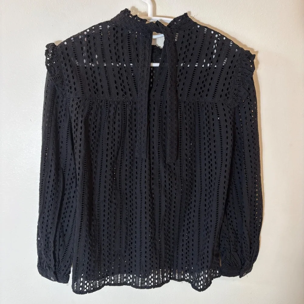 Madewell black eyelet